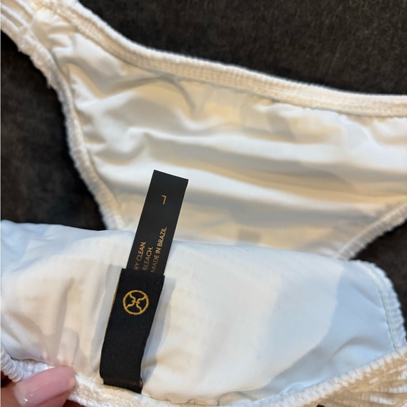 White Textured Bikini Set - Picture 2 of 3